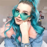 UV400 Modern Heart Shape Sunglasses